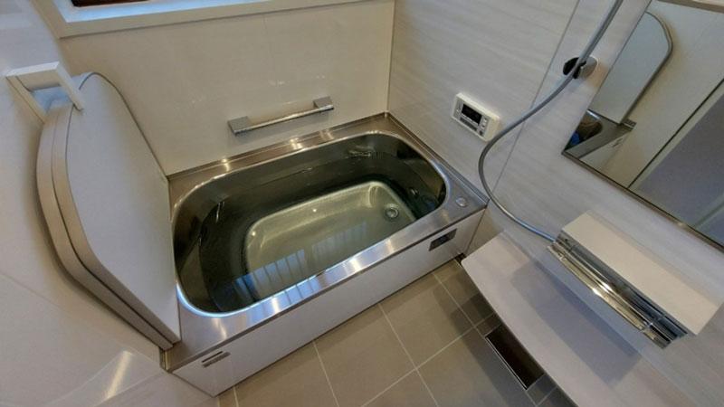 采用保温型地面后的浴室