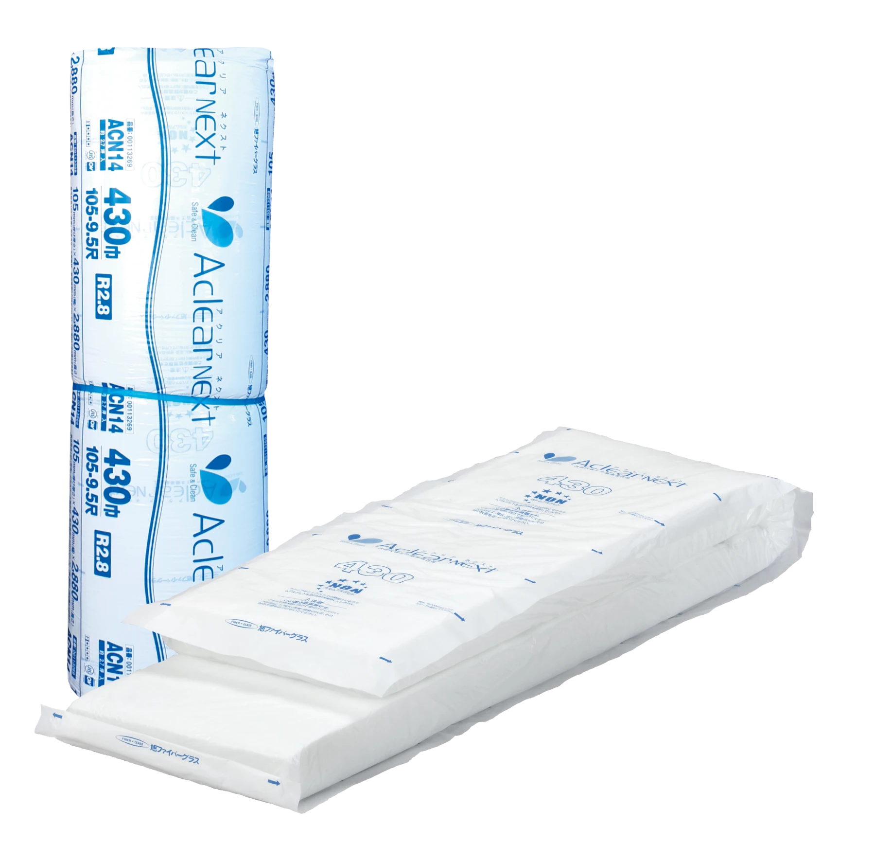 旭ファイバーグラス Aclear Next 墙体用包覆玻璃棉