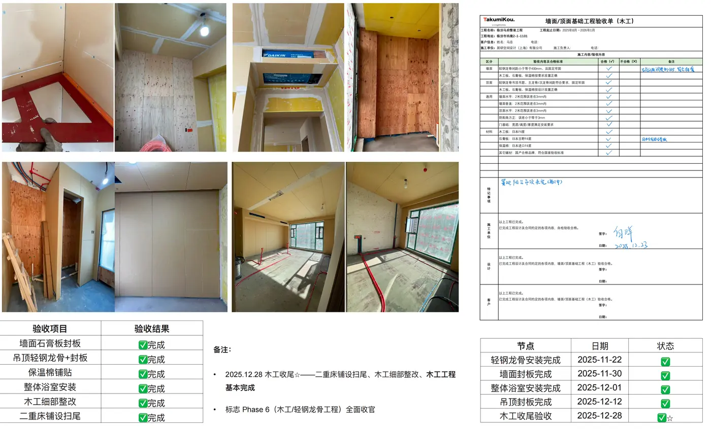 吊顶龙骨、顶面封板与木工验收 3