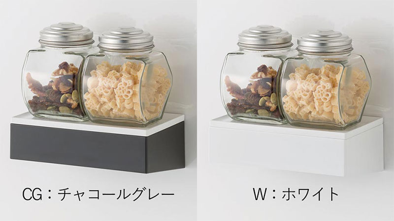 どこでもラック方形系列的炭灰色与白色