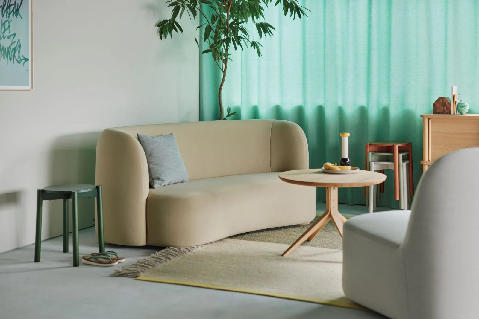 Polar Sofa 2-Seater 产品与空间