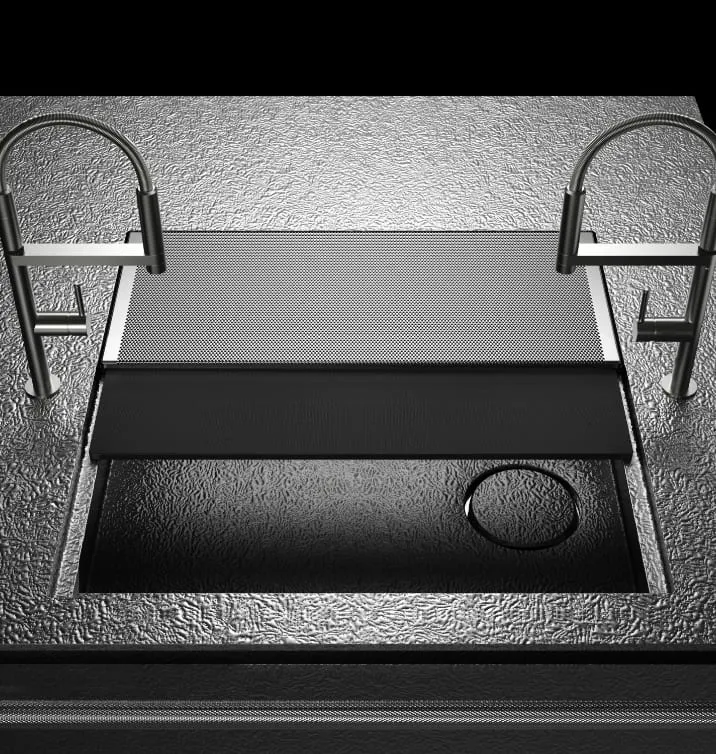 TOYO KITCHEN STYLE Parallelo Sink 上下两层作业板