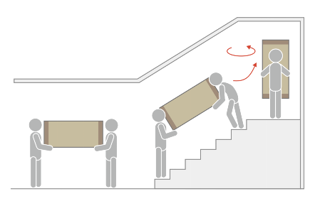 楼梯搬入确认②