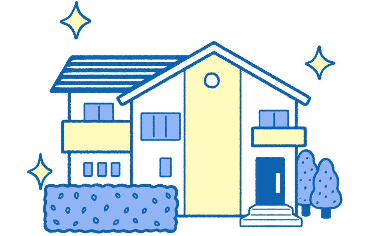 住宅外观插画